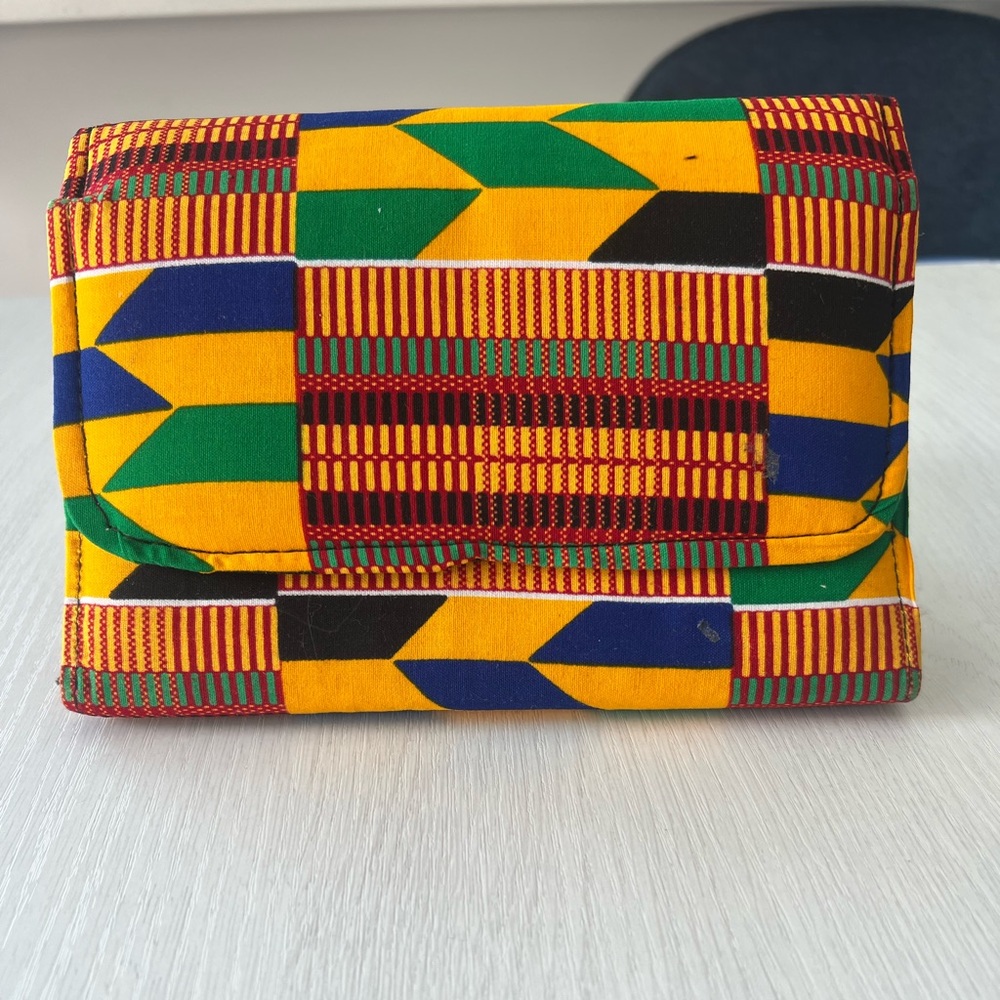Colorful Geometric Pattern Handmade Clutch